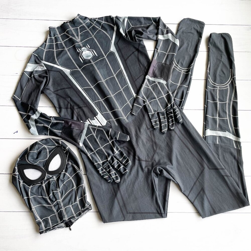 Adult Men's Marvel Spiderman Black Halloween Costume Cosplay - Size Large